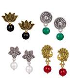 Silver pearl earrings