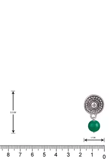 Silver pearl earrings