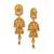 Gold earrings