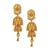 Gold earrings