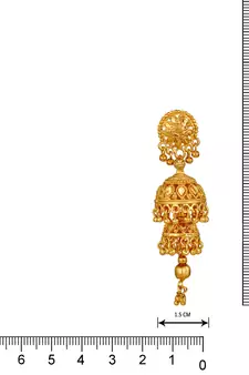 Gold earrings
