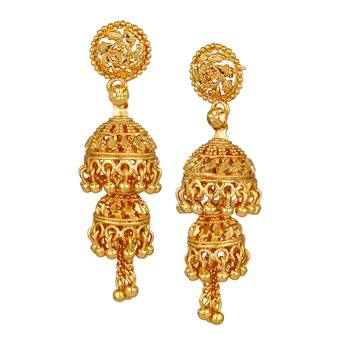 Gold earrings 2