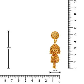 Gold earrings 3