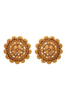 Gold earrings