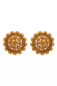 Gold earrings