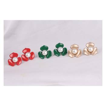 Multicolor pearl earrings 2