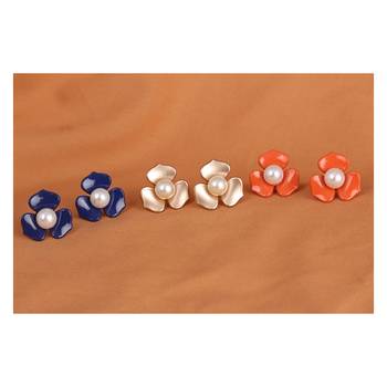 Multicolor pearl earrings 2