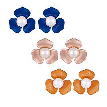 Multicolor pearl earrings 1