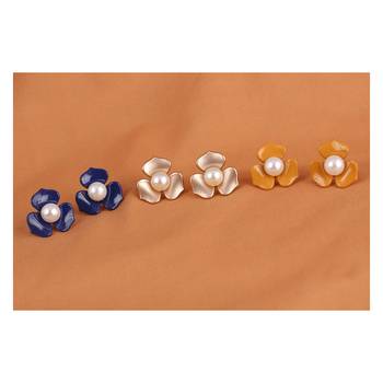 Multicolor pearl earrings 2