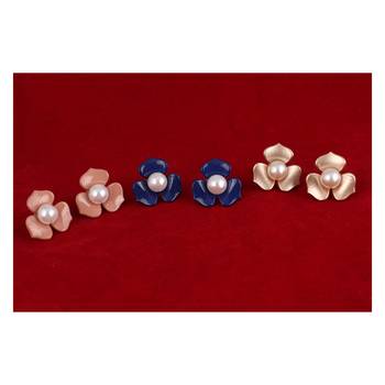 Multicolor pearl earrings 2