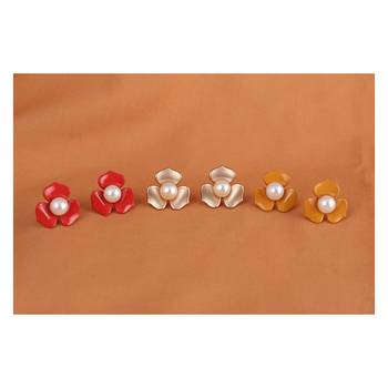 Multicolor pearl earrings 2