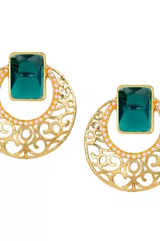 Gold earrings
