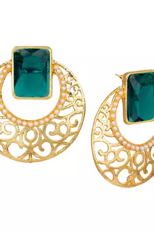 Gold earrings