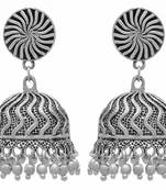 Silver earrings