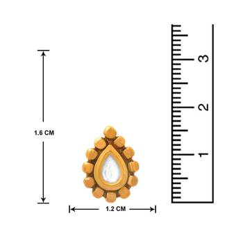 Gold earrings 4