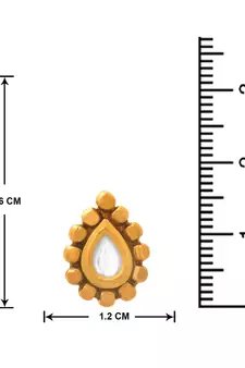 Gold earrings