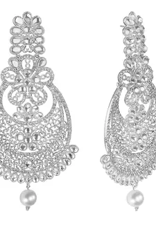 Silver earrings