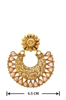 Gold diamond earrings