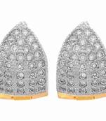 Gold diamond earrings