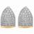 Gold diamond earrings