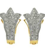Gold diamond earrings