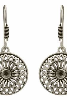 Silver earrings