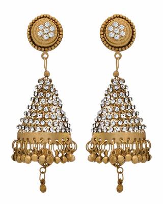 Gold diamond earrings 1