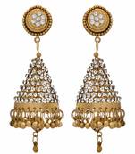 Gold diamond earrings