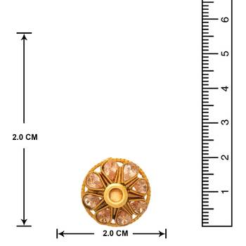 Gold diamond earrings 2