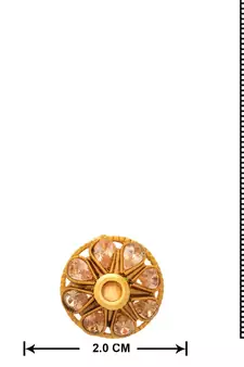 Gold diamond earrings