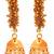 Gold pearl earrings