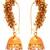 Gold pearl earrings