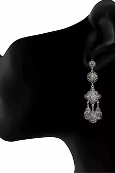 Silver earrings