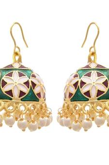 Gold earrings