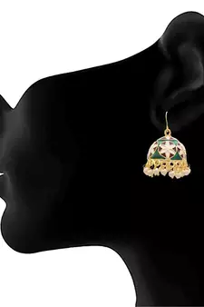 Gold earrings
