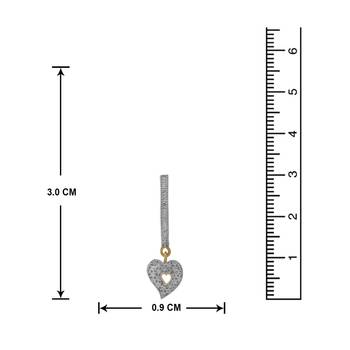 Gold diamond earrings 4