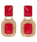 Gold diamond earrings