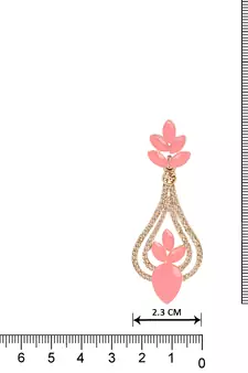 Gold diamond earrings