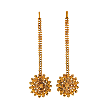 Gold earrings 1