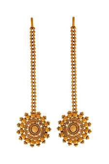 Gold earrings