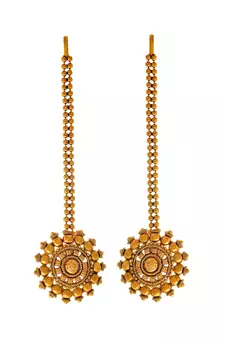 Gold earrings