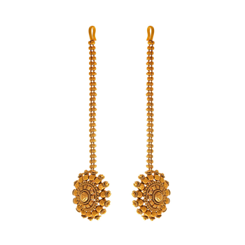 Gold earrings 2