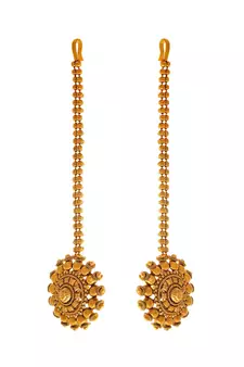 Gold earrings