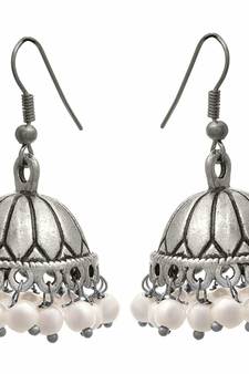 Silver earrings