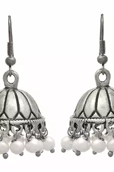 Silver earrings
