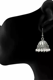 Silver earrings