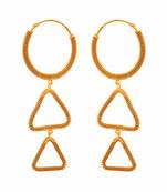 Gold earrings
