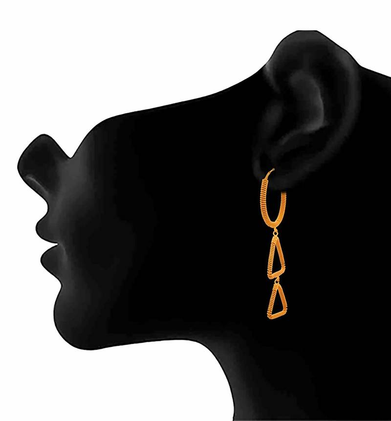 Gold earrings