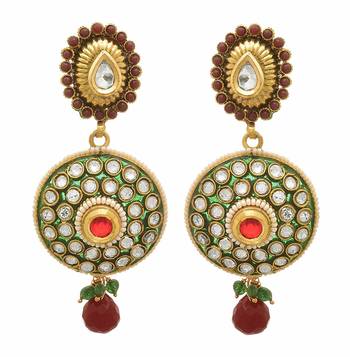 Gold diamond earrings 1