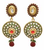 Gold diamond earrings